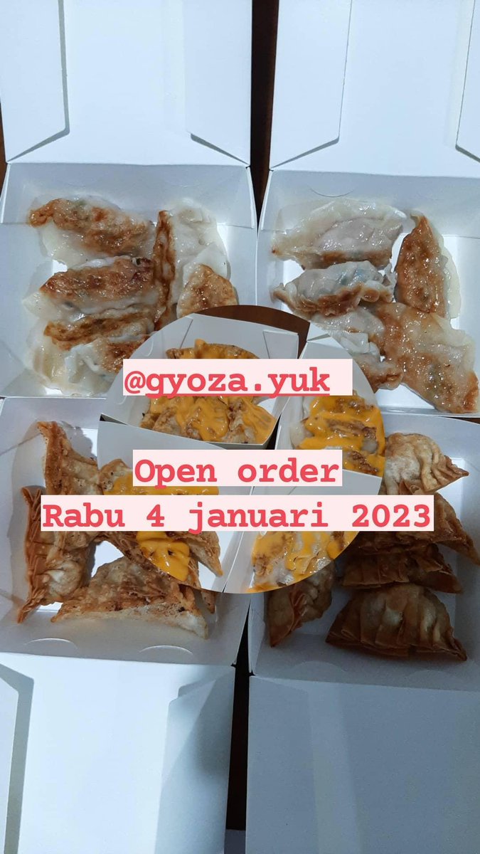 indahhes2's tweet photo. Yuk boleh di order, siapa tau skrng kamu tertarik. Bisa loh lngsung dm untuk info pemesanan gyozanya https://t.co/Rk62HfKuv2