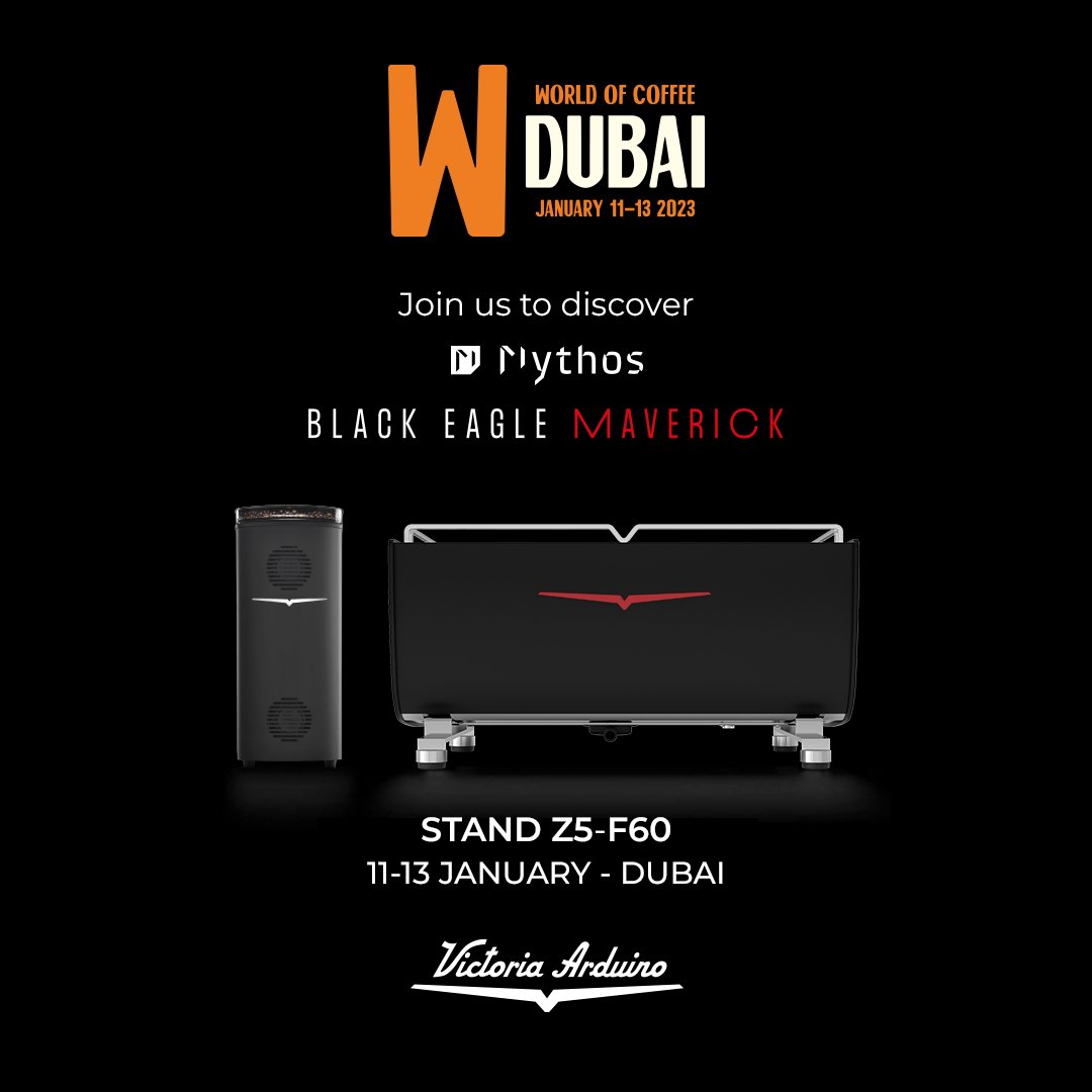 victoriaarduino's tweet image. From January 11-13, Victoria Arduino will be the official sponsor of UAE Barista Championship and Roaster Village at #WOCDubai
Eagle One will support bartenders at the competition.
In the Roaster Village area, Eagle One Prima offers an exclusive in-cup experience for visitors.