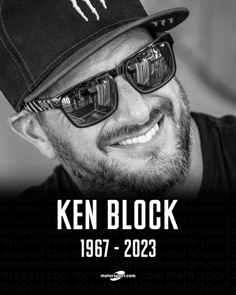 Motorsport's tweet photo. The Motorsport team is saddened to hear that WRC, Hoonigan, WRX and X Games legend, Ken Block, has passed away at the age of 55.

Everyone at Motorsport sends our thoughts and condolences to his family and friends at this sad time. https://t.co/xFpCA55SkX