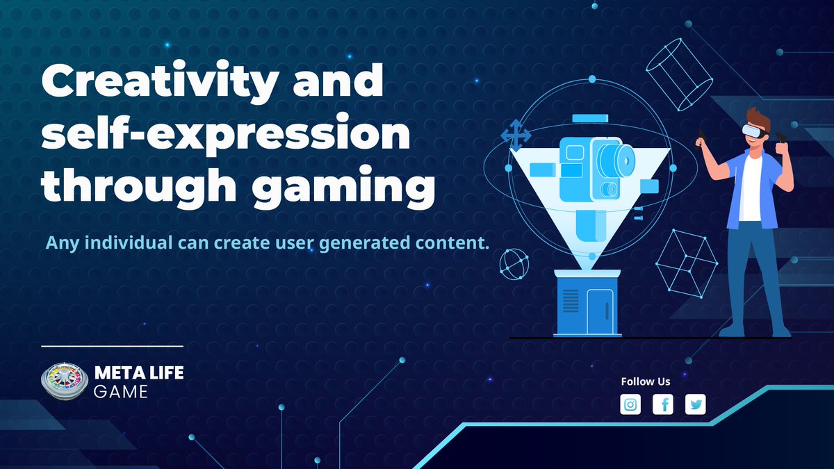_Metalifegame_'s tweet photo. Games are becoming platforms for player creativity and self-expression.
#Metalifegame will diversify &amp; spread out more from online #gaming to the entertainment side, where any individual can create #UGC based content.
Rise in User generated content will lead to a larger userbase. https://t.co/yQosXanaoX