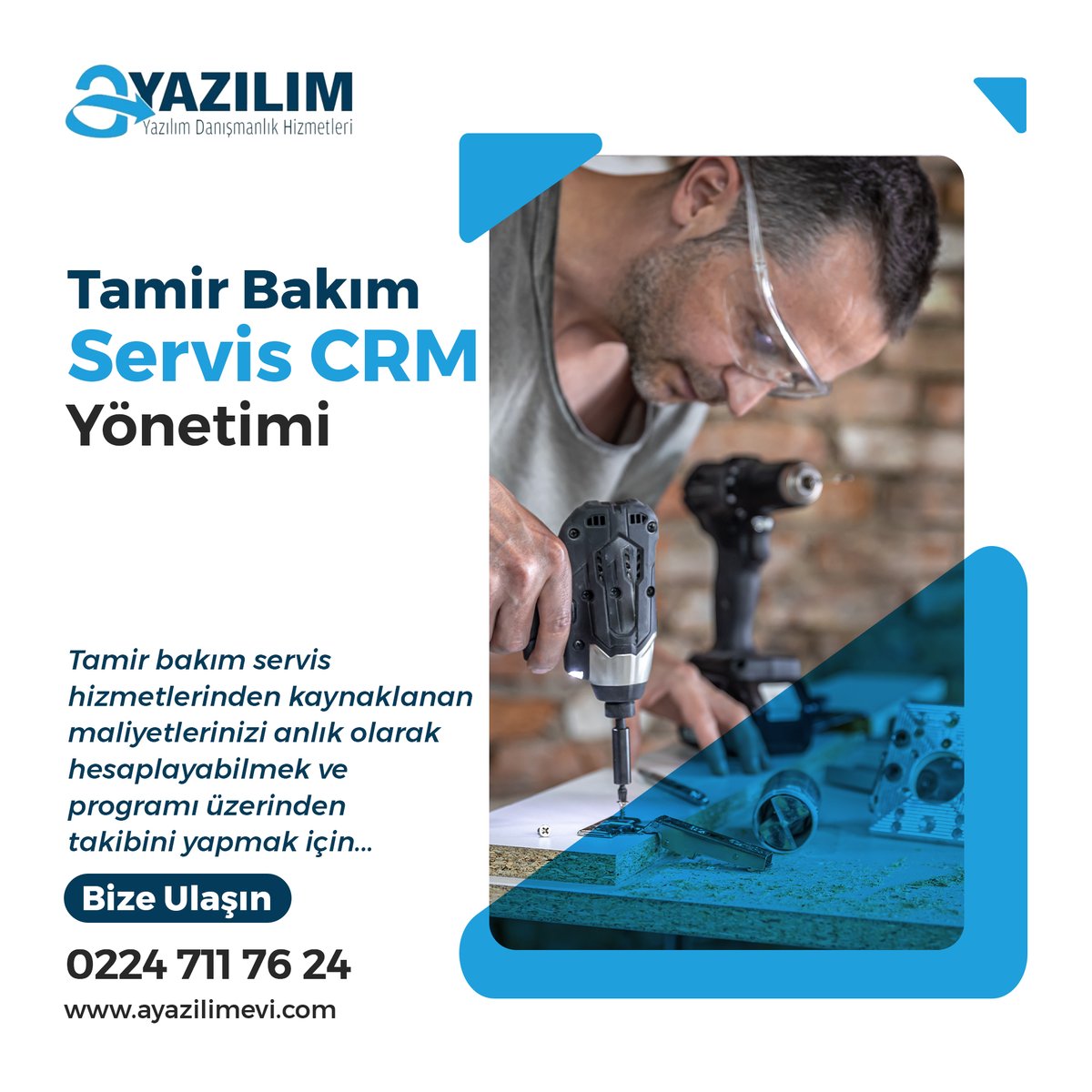 Tamir bakım servis hizmetlerinden kaynaklanan maliyetlerinizi anlık olarak hesaplayabilir ve AYAZILIM programı üzerinden takibini yapabilirsiniz.
Detaylı bilgi için; ayazilimevi.com
#ayazilim #yazılım #mobilya #koltuk #bayi #mağaza #plasiyer #CRM #müşteri #inegölmobilya