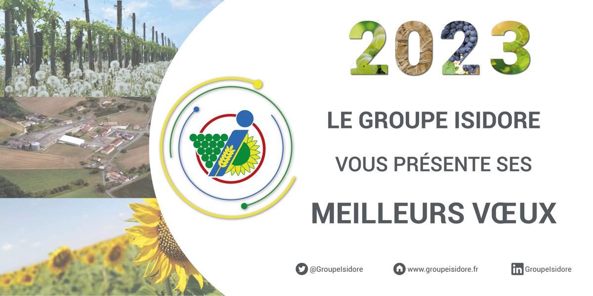 GroupeIsidore's tweet image. Toutes les équipes du @GroupeIsidore vous souhaitent une très belle année 2⃣0⃣2⃣3⃣