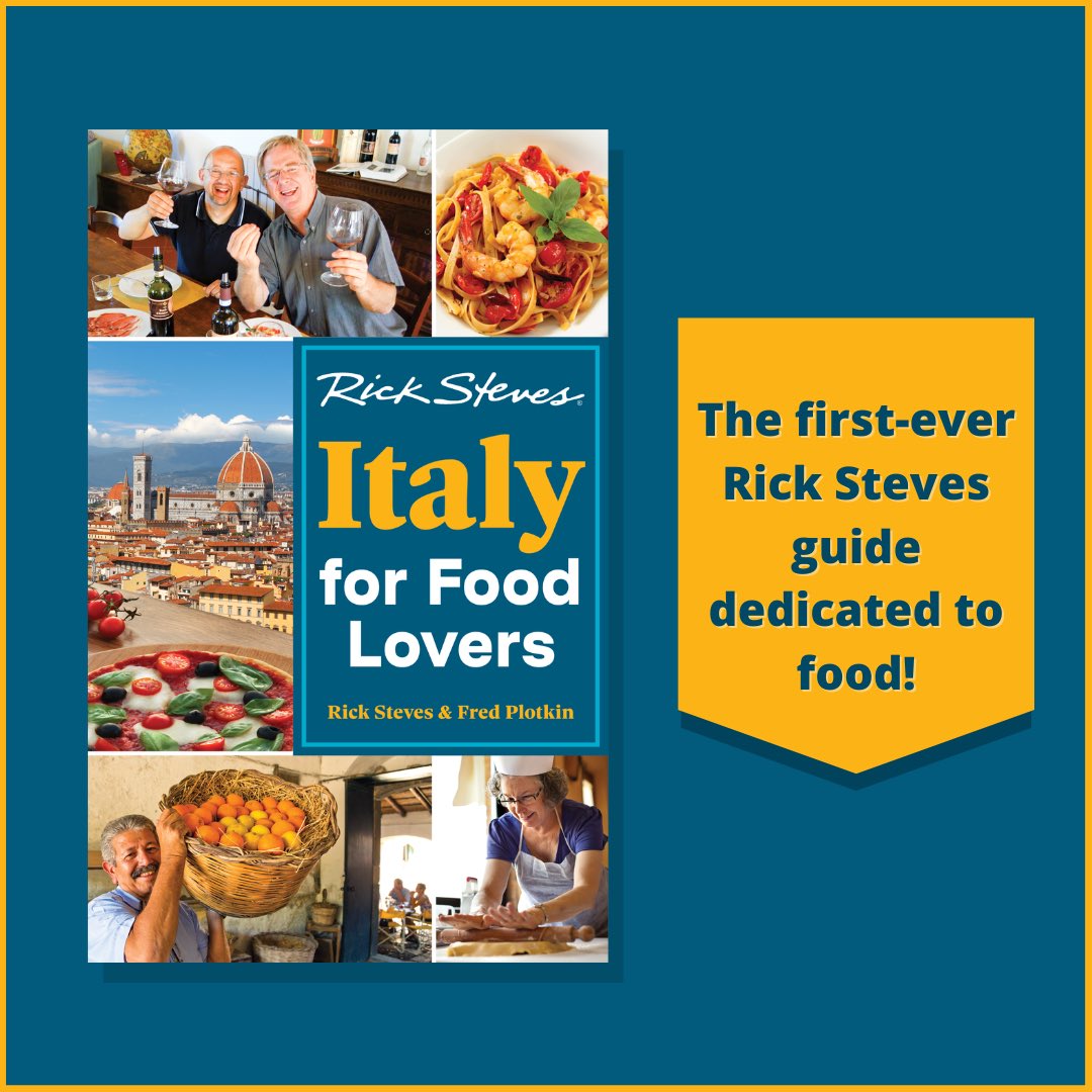January 3 is publication date for this book that I had the pleasure of co-authoring with Rick Steves. Available wherever you buy books. #FredPlotkin. #RickSteves. #Italy #ItalianFood