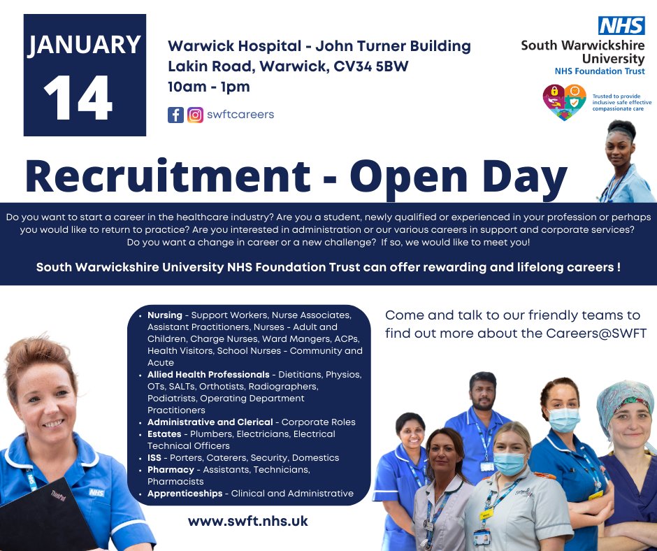 DietitiansSwft's tweet photo. 👋 There are loads of rewarding career opportunities for you in healthcare (Dietetics being a very good example 😏) - come and learn more at SWFT's open day later this month! https://t.co/R5rHZxd83H