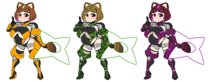 オレンジだとなんか強敵感が出ないのでカラバリ
迷彩もいいが赤紫も高級感があっていいな 