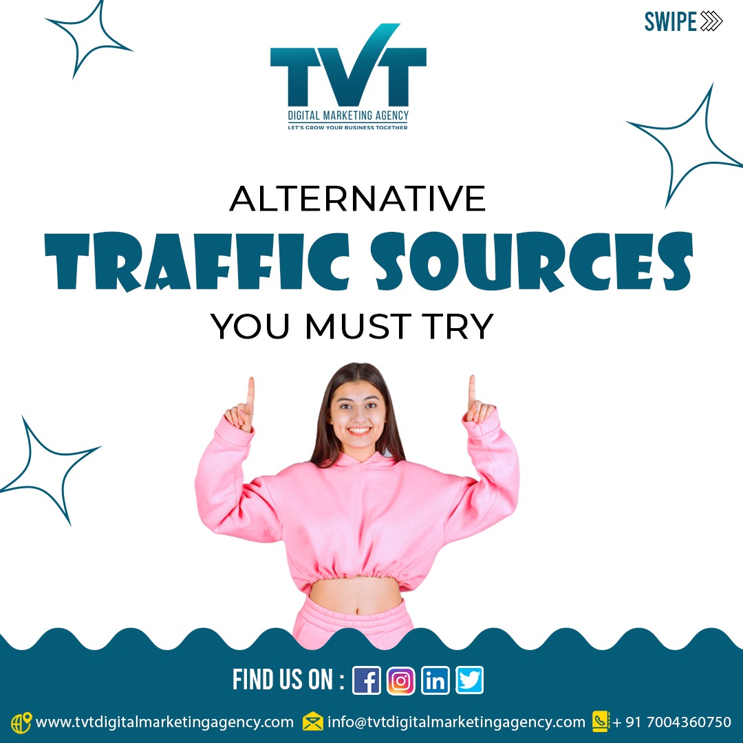 Alternative Traffic Source You Must Try.

Check Out:- instagram.com/p/Cm8jsFoLGVI/…

#seotipsandtricks #seochecklist #seoexpert #tvtdigitalmarketingagency #seotips #digitalmarketingagency #digitalmarketing #contentmarketing #branding  #marketingstrategy #startup #b2bmarketing