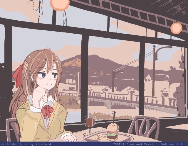 「京都の絵も描く よろしくね 」|24のイラスト