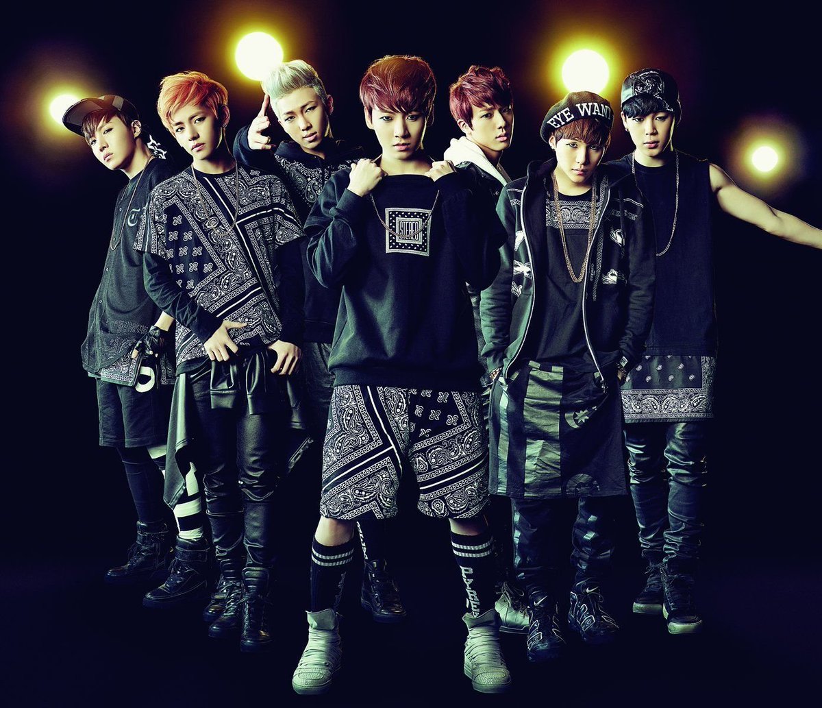 cypherluscious's tweet photo. Guys!! I just discovered this new band and I really think they might be going places!! 

They're talented, cute, and just look at the passion in their eyes! (It might be the eyeliner...)

Check out their new album:
https://t.co/nTIXZRVwaU
@BTS_twt 
#2Cool4Skool https://t.co/FddWPL2iql
