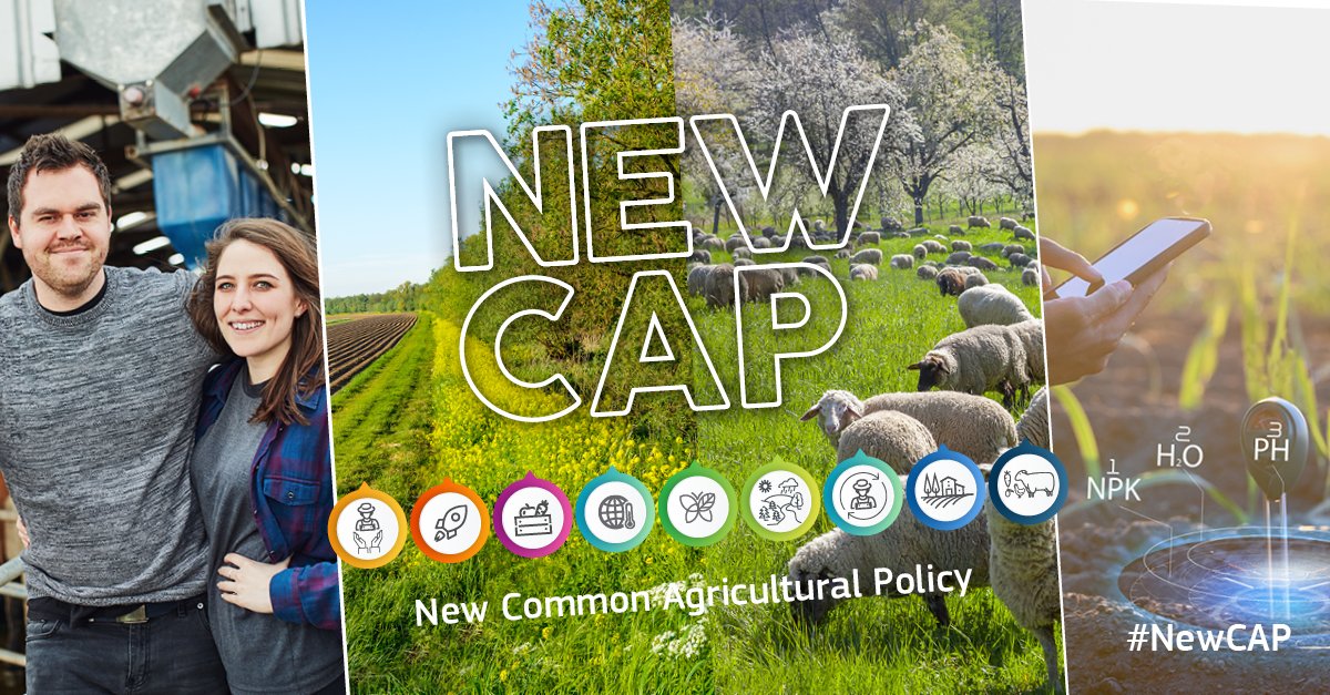 The #NewCAP entered into force on 1 January 2023.

€264 billion of EU funding will support the transition towards a greener and fairer agricultural sector.

All details: europa.eu/!wK9Ng4
