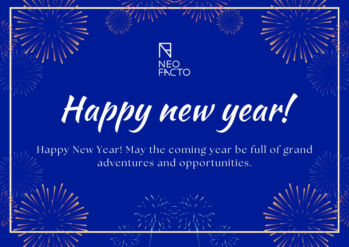 NEOFACTO wishes you a wonderful year 2023 ✨
All the best.

#2023 #newyear2023