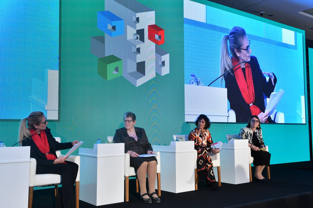 NOVUSENS's tweet photo. Discussed how to tackle with climate crisis at Urban Road Ahead panel. The Smart and Sustainable Cities Wing of G100 coordinated by Novusens on behalf of Zeynep Bodur Okyay since Jan 2022, will continue its activities in 2023: https://t.co/eb3Jg8ztc6 #smartcity #sustainability https://t.co/SdBwvfitv8