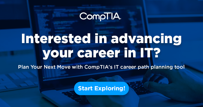 ComptiaPak's tweet photo. Tech professionals are not only in very high demand by all industry verticals but also have the opportunity to make a change with their innovative ideas.

Interested in advancing your career in IT? Plan your next move with CompTIA's IT career planning tool... https://t.co/5HxZ3O7qyr