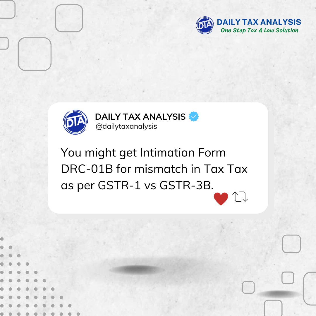 News of 1st January 2023

#DailyTaxAnalysis #GST #IncomeTax #GSTReturn #ITR