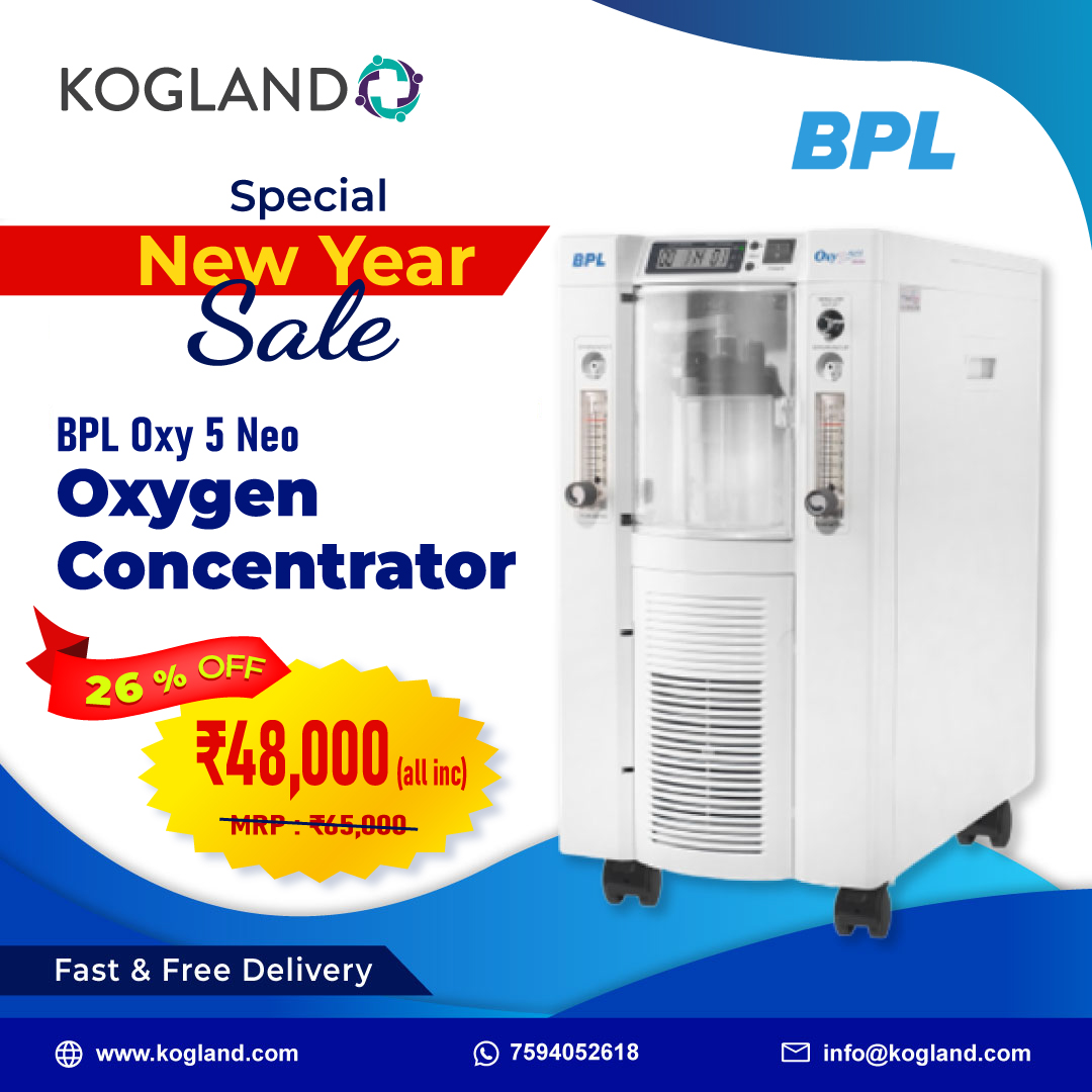 *Special New Year Sale*
BPL Oxy 5 Neo Oxygen Concentrator
Flat 26% OFF 
Grab this offer today itself
Order now: kogland.com/bpl-oxy-5-neo-…

#oxygengenerator  #oxygenmachine #medicaloxygen #oxygenconcentrator #coronavirus #medical  #medicalequipment #health #portableoxygen #kogland