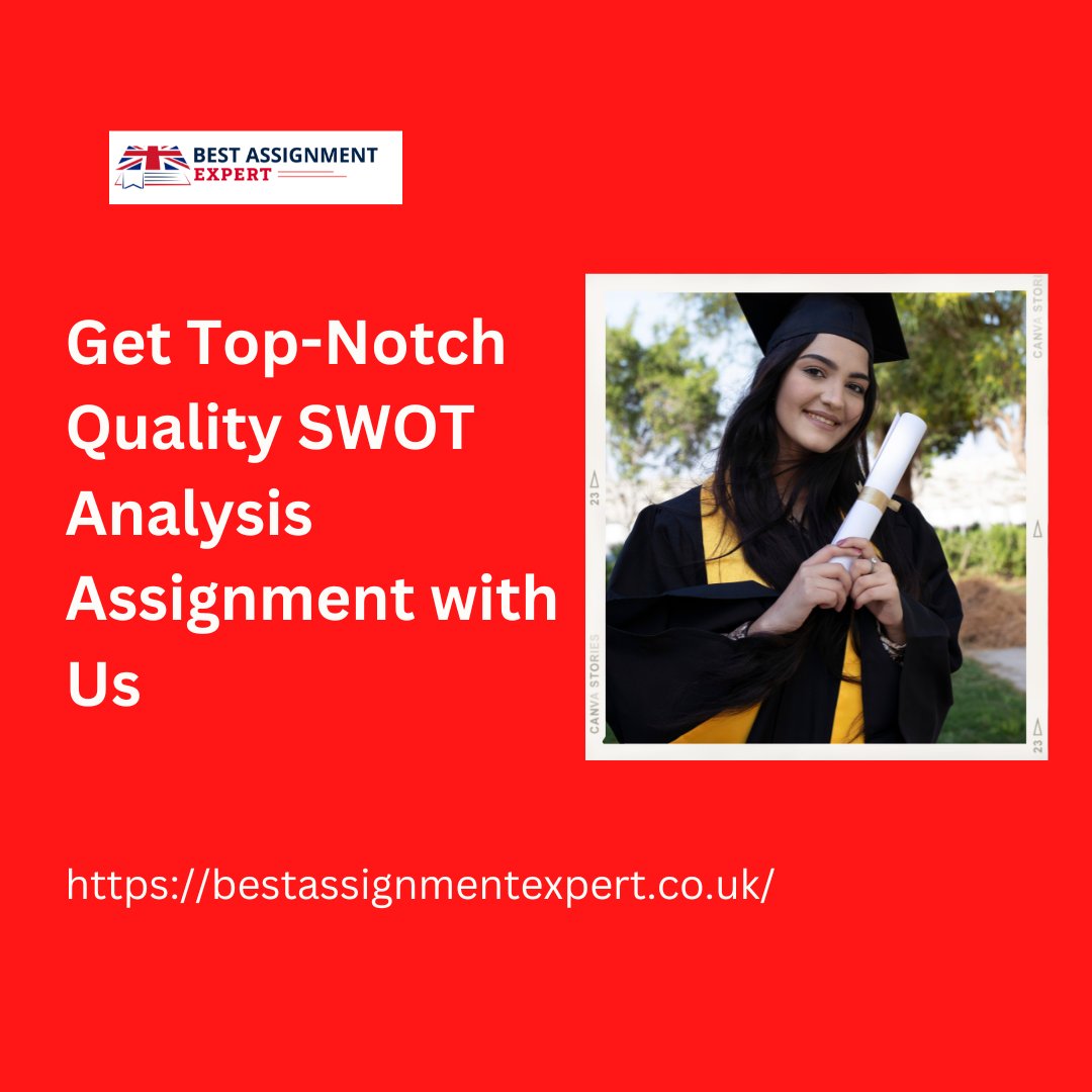 bestass11979427's tweet photo. #onlineassignmentexpert #assignmenthelpuk #unitedkingdom #students #universitystudent #bestassignmentexpert #assignmenthelp #ukuniversities #london #Students #Academicwriting
#assignments #education 
Top-Notch Quality SWOT Analysis Assignment with Us
https://t.co/h64VFt4gqd https://t.co/NY2vJo0NwH