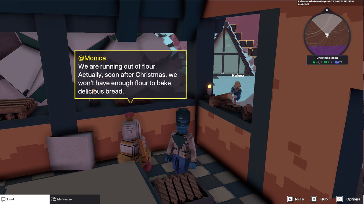 wonderksusha's tweet photo. @TheSandboxGame @LuluLand_World I found Monica in Christmas Moon by @LuluLand_World! 🌜 I participated in the #SeasonsGreetingsTSB challenge for a chance to win an NFT! https://t.co/JCQqZDEPAE