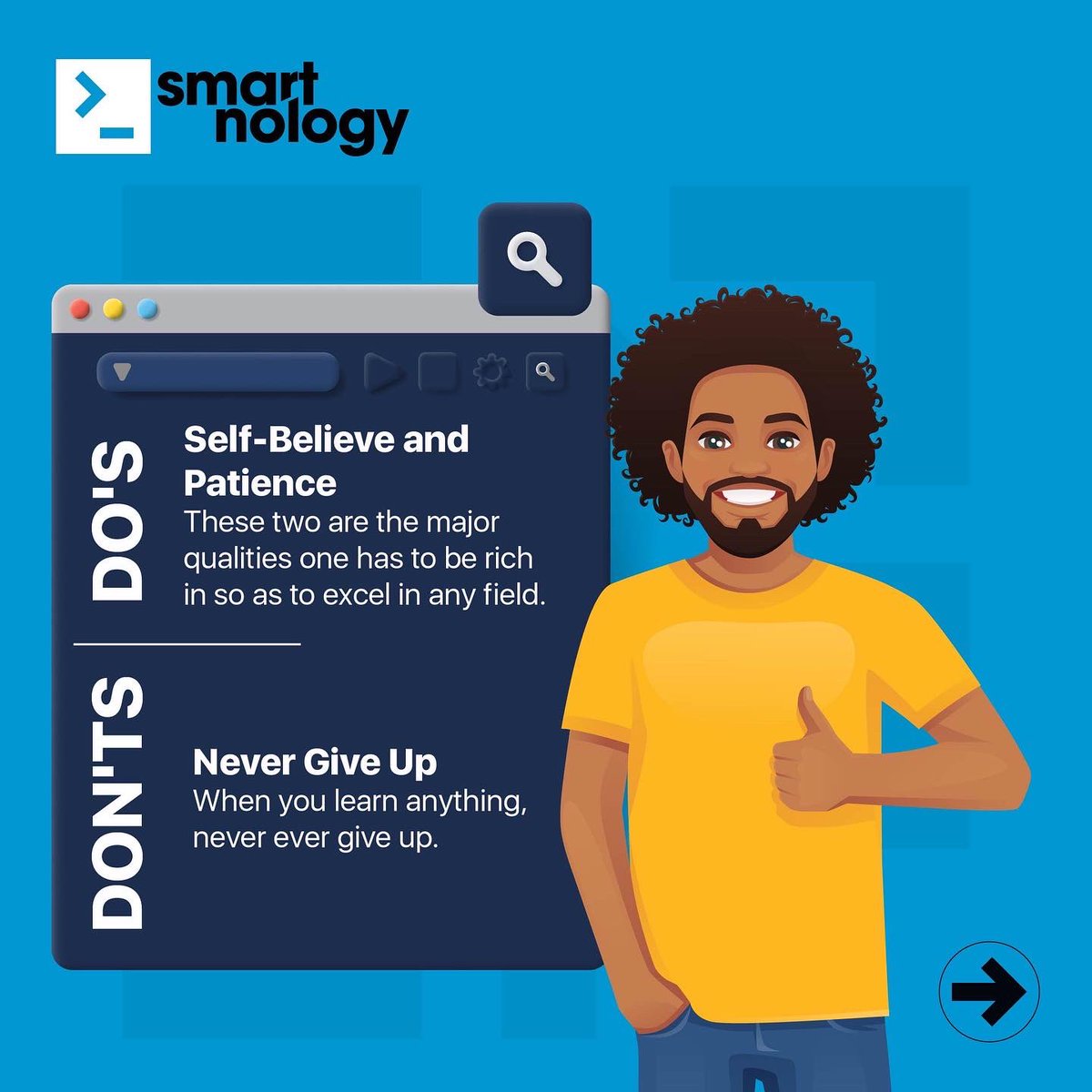 smartnology_'s tweet image. Do&apos;s and Don&apos;t for Programmers.
Thinking of starting a career in programming ?
Here are a few things worth considering before doing so. Send us a
👍🏽 if you agree. #programmingskills
#programming #leaveamark