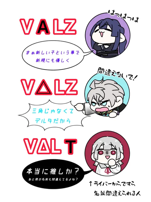 新年1発目のイラストです。ぜひ皆さん覚えていきましょう。【VΔLZ - ヴァルツ】です。VALZでもVANGでもVALTでもV△LZでもないです。Δはデルタです。よろしくお願いします。 #桜魔の土産 #長尾百景 #描いた晴 #上弦画

※ついでに弦月藤士郎(げんづきとうじろう - Genzuki Tojiro)も覚えてください。 