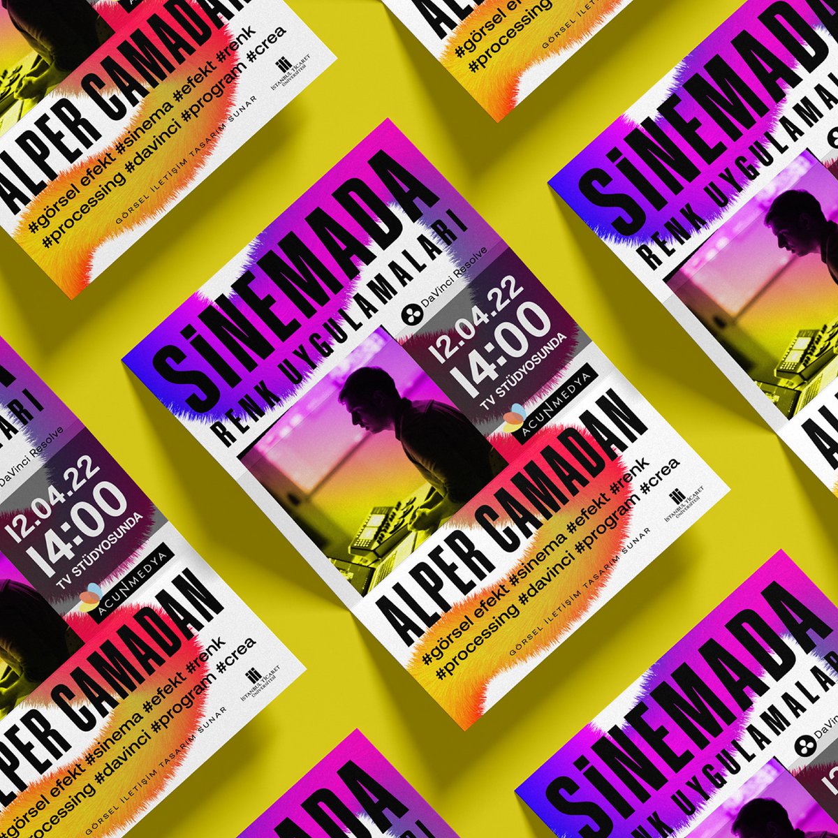 This poster was designed for the last participant of the event, colorist Alper Camadan. Camadan: A successful colorist who has signed on Netflix, Exxen, Amazon Prime...

Click the link for more:
behance.net/gallery/141342…