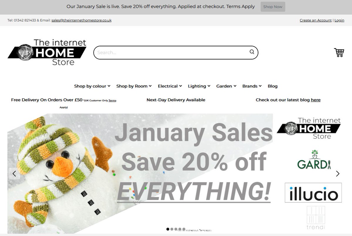 Happy New Year.
Our #januarysale is live now!!
Save 20% off EVERYTHING in our catalogue.
Visit theinternethomestore.co.uk today!!
#sale #januarysales #christmassale #january #lighting #interiordesign #lightingdesign #design #light #led #homedecor #lights #interior #decor #home
