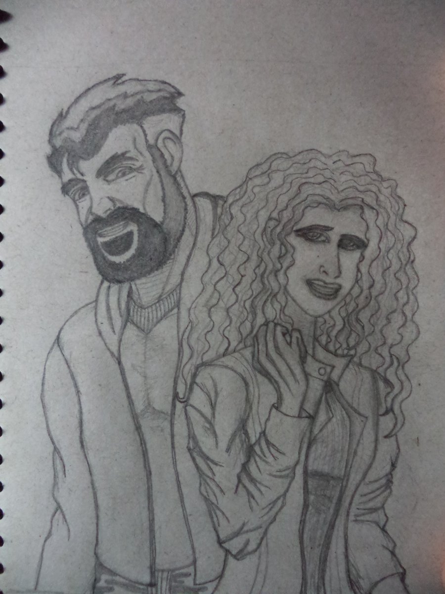 WolfPrime666's tweet photo. Okay, here I share how is looking the WIP of Sam and Katia. Here I am doing Sam in his Rainbow 6 animated version but adding some of my style, and Katia, how I love doing her hair.☺️☺️☺️💞💞💚🖤 #SplinterCell #RainbowSixSiege  #SplinterCellOperationBarracuda #WIP #traditionalart https://t.co/dlR99SL4p7