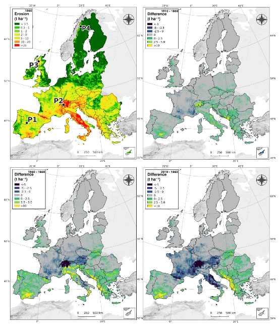 🤔Did you know that #soil erosion is a major problem that threatens the productivity of our land and the health of our environment? 
💧Every year, wind and water erosion remove millions of tons of fertile soil from our fields.
🔎Check this out to know more
esdac.jrc.ec.europa.eu/themes/histori…