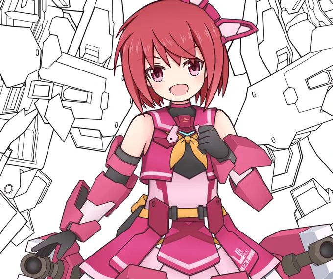 去年からリンちゃん描いてた、全然終わりそうにない! 