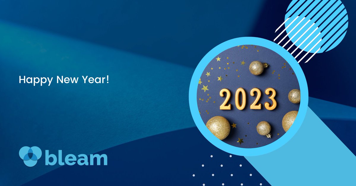 BleamCyber's tweet photo. Happy New Year! We hope everyone had a lovely break and are ready for 2023! 😀 https://t.co/hltgIOFnga