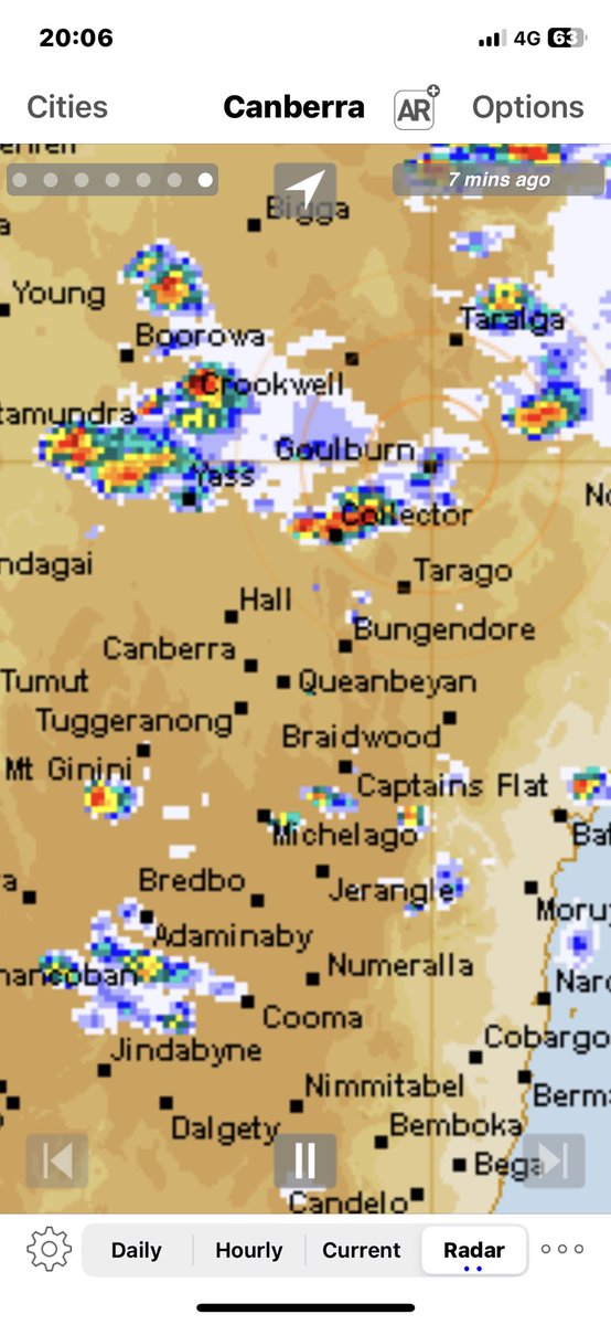 GoulburnScan's tweet photo. Some intense weather transiting the area. Taralga copped it earlier. Trains are also not running between Picton and Moss Vale. Keep safe everyone.  #goulburnscan #goulburn #FederalHighway #humehighway https://t.co/58whYCrU9U