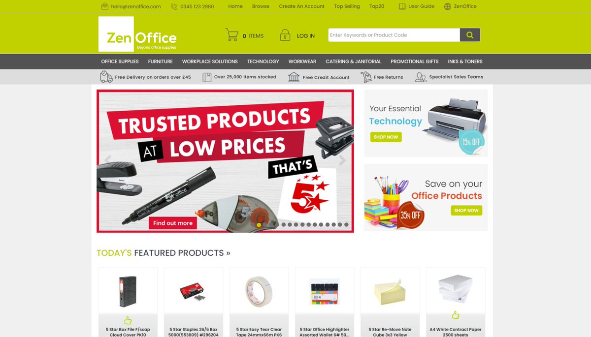 We're back! Zen is here to support your business in 2023 with a refreshed website, same great customer service and next day delivery on thousands of products. Have a browse at hubs.la/Q01wqW3C0