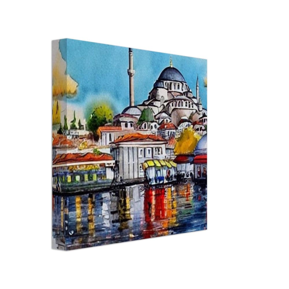 Canvas istanbul etsy.me/3CjtpOI #mycityskyline #istanbul #turkey #istanbulart #canvas #print