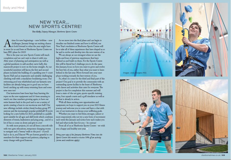 Sherborne School on Twitter "We are delighted to see SherborneSports featured in the