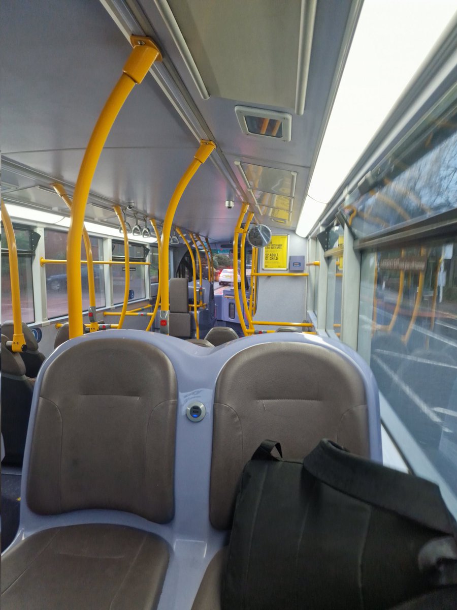 First bus I've been on not only this year, but since I was rushed into hospital before Xmas. 41 branded 3102. It's good to be back out. Shame I'm back off to the hospital though..... dont worry, its to check the progress of my recovery.