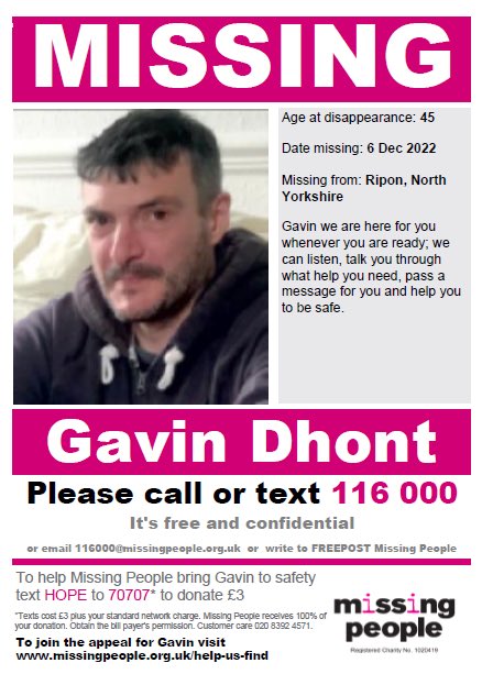 There is great concern for Gavin’s welfare.
Please share as widely as possible.