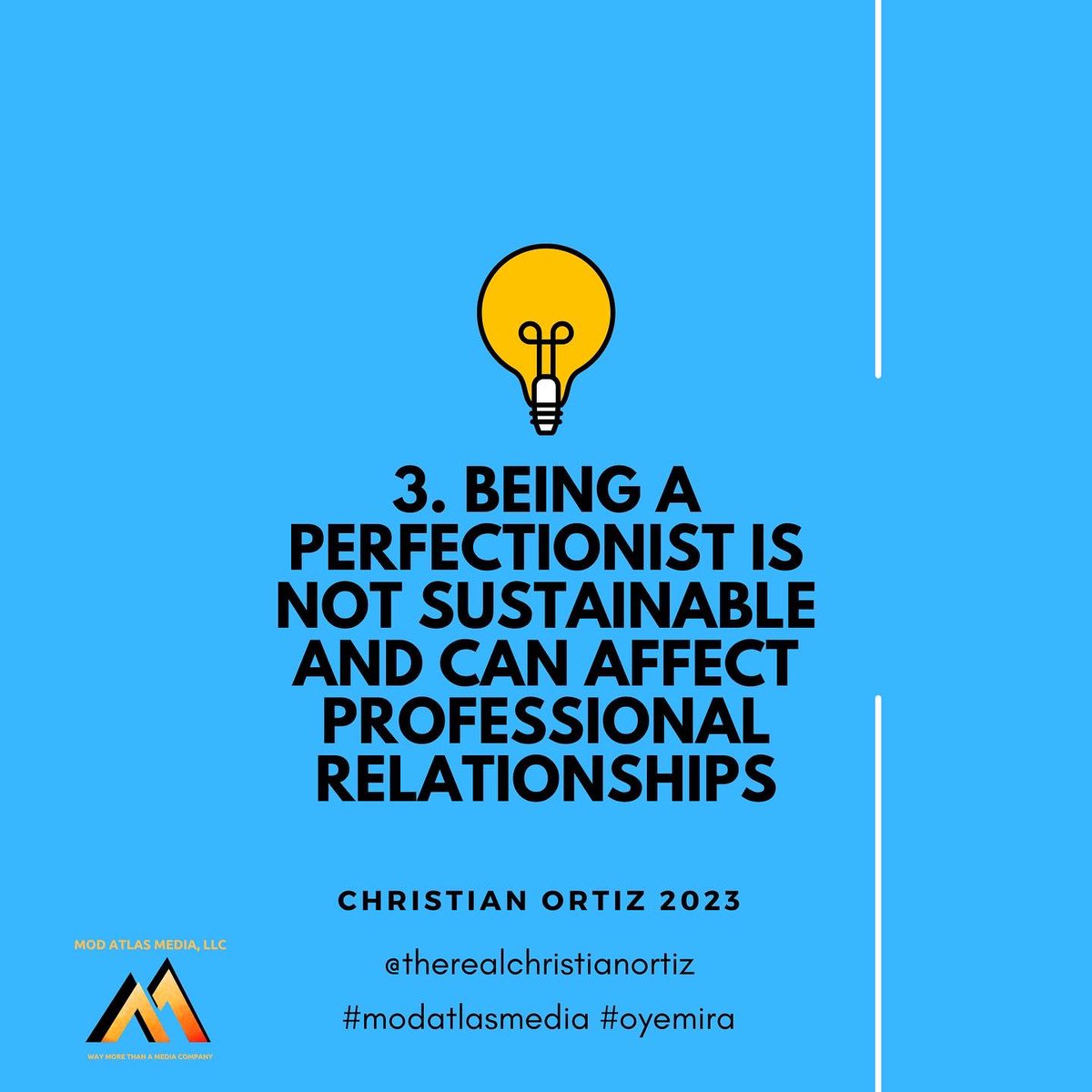 ModAtlas's tweet photo. Part 1 on overcoming the pressure of “doing it perfectly” #perfection #perfectionism #business #overcome #Motivation #modatlasmedia https://t.co/s4xsj01M3W https://t.co/RQg03k8lCc