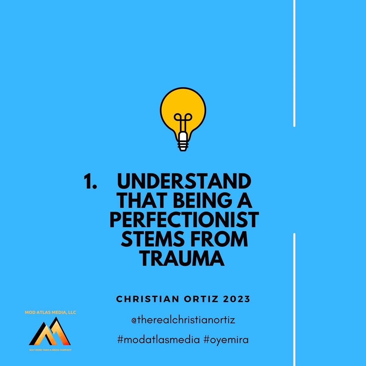 ModAtlas's tweet photo. Part 1 on overcoming the pressure of “doing it perfectly” #perfection #perfectionism #business #overcome #Motivation #modatlasmedia https://t.co/s4xsj01M3W https://t.co/RQg03k8lCc