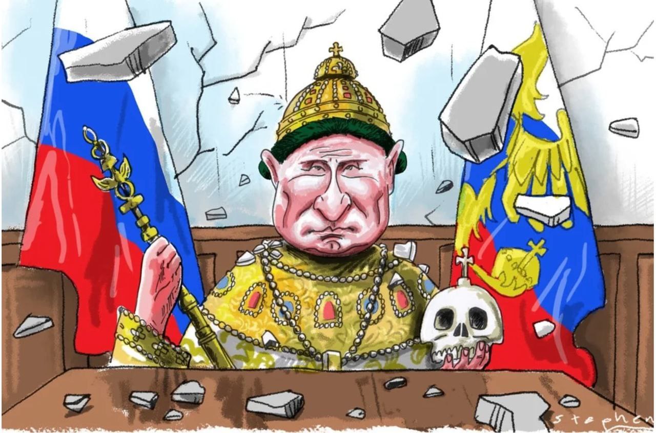 Hellis on X: "Карикатура на Путина и разваливающуюся Россию, если бы не  одно но - кто это опубликовал. А эта карикатура из газеты "South China  Morning Post". А это старейшая англоязычная газета