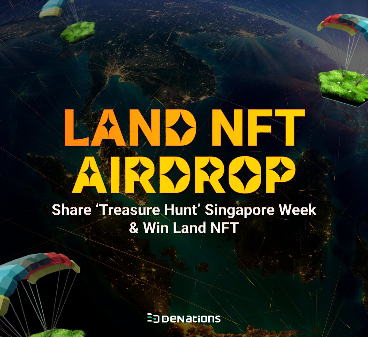 💫DeNations Land NFT #Airdrop💫
Share about DeNations 'Treasure Hunt' &amp; Win Free LAND NFT!

👉Enter: bit.ly/3vx4XFJ

🎁Prize
(Japan) Level 3 Land NFT X 10
(Japan) Level 2 Land NFT X 15

⏱~1/5

👉About DeNations Land: denations.com/land

#NFT #NFTCommunity #Giveaway