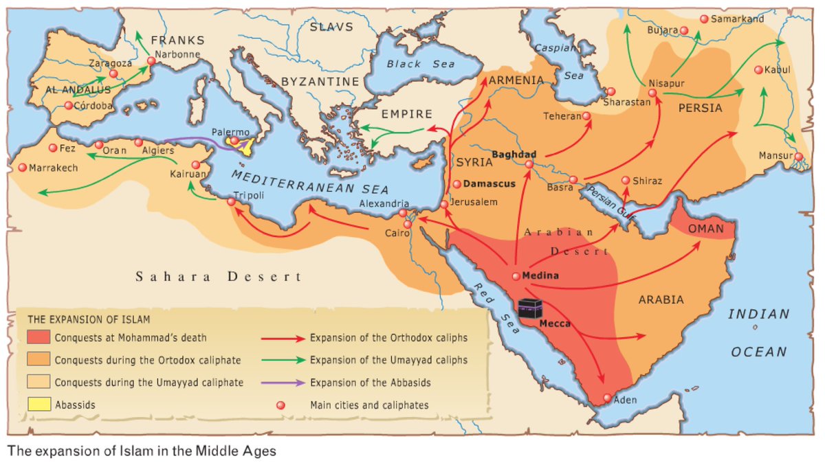 Soccer_Stats's tweet photo. @AlanRMacLeod The Arabs invaded, colonized and annexed vast swathes of Asia, Africa &amp; Europe.

Jews are from Israel.
Arabs are from Arabia.

Once you've got your head around these simple facts, you'll find that everything else falls neatly into place, Alan. https://t.co/SnddHLlcgK