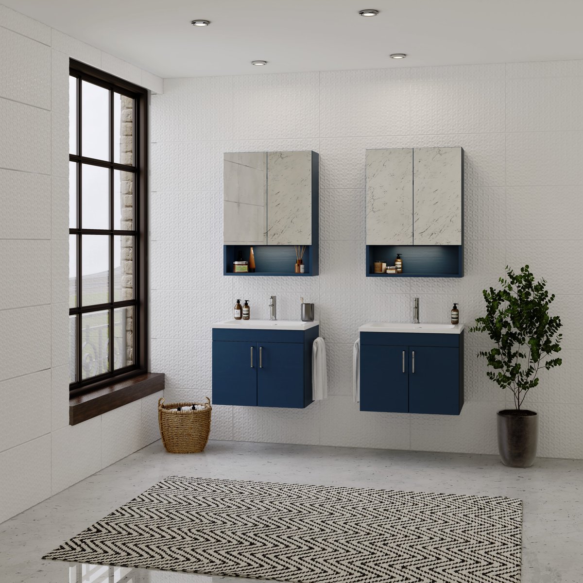 Bathroom Colore have introduced both plain woodgrains as well as painted woodgrains! We're totally spoilt for choice! What type would you go for?

Shown here are;

Alby Blue Painted Woodgrain
Light Select Walnut Woodgrain