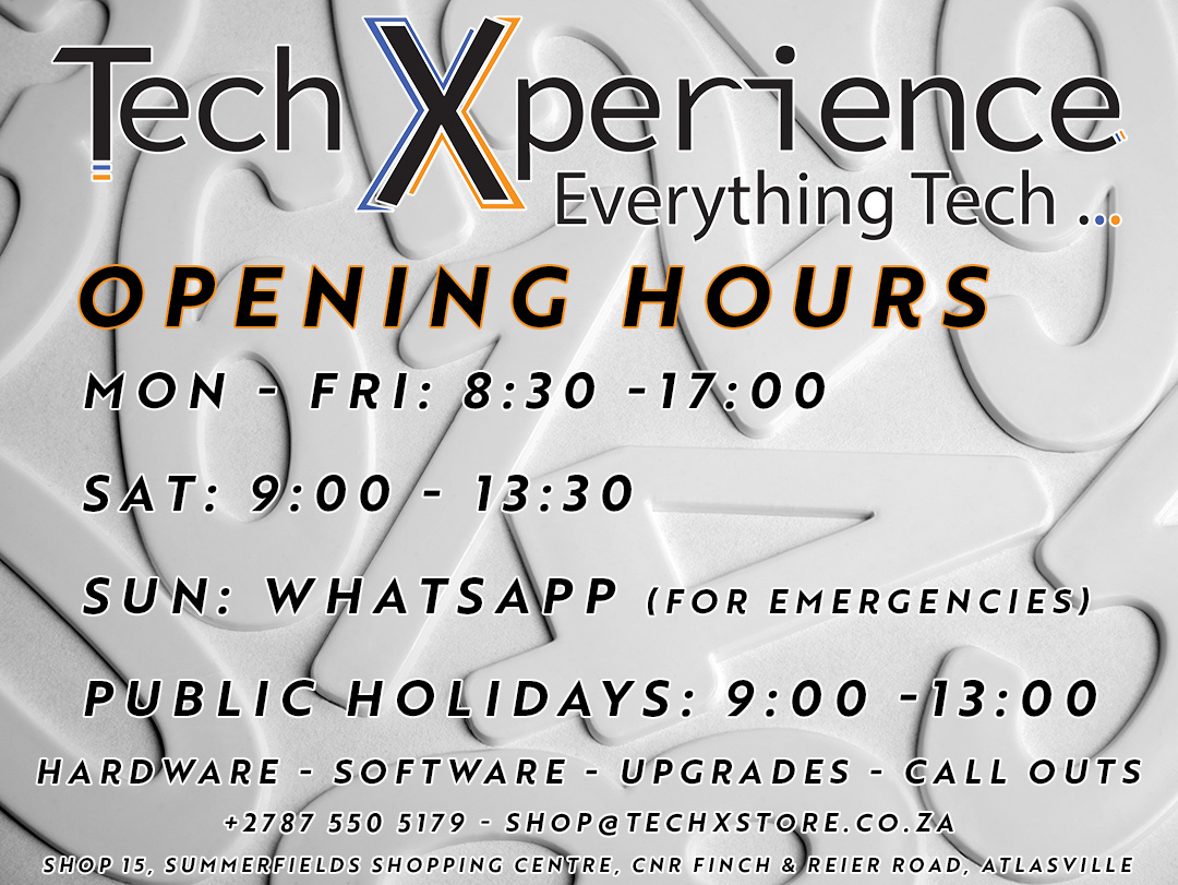WE ARE OPEN FOR 2023!

🚩 Shop 15, Summerfields Shopping Centre, Cnr Finch &amp; Reier Road, Atlasville Ext 2 Boksburg, Johannesburg, 1462
📞 087 550 5179