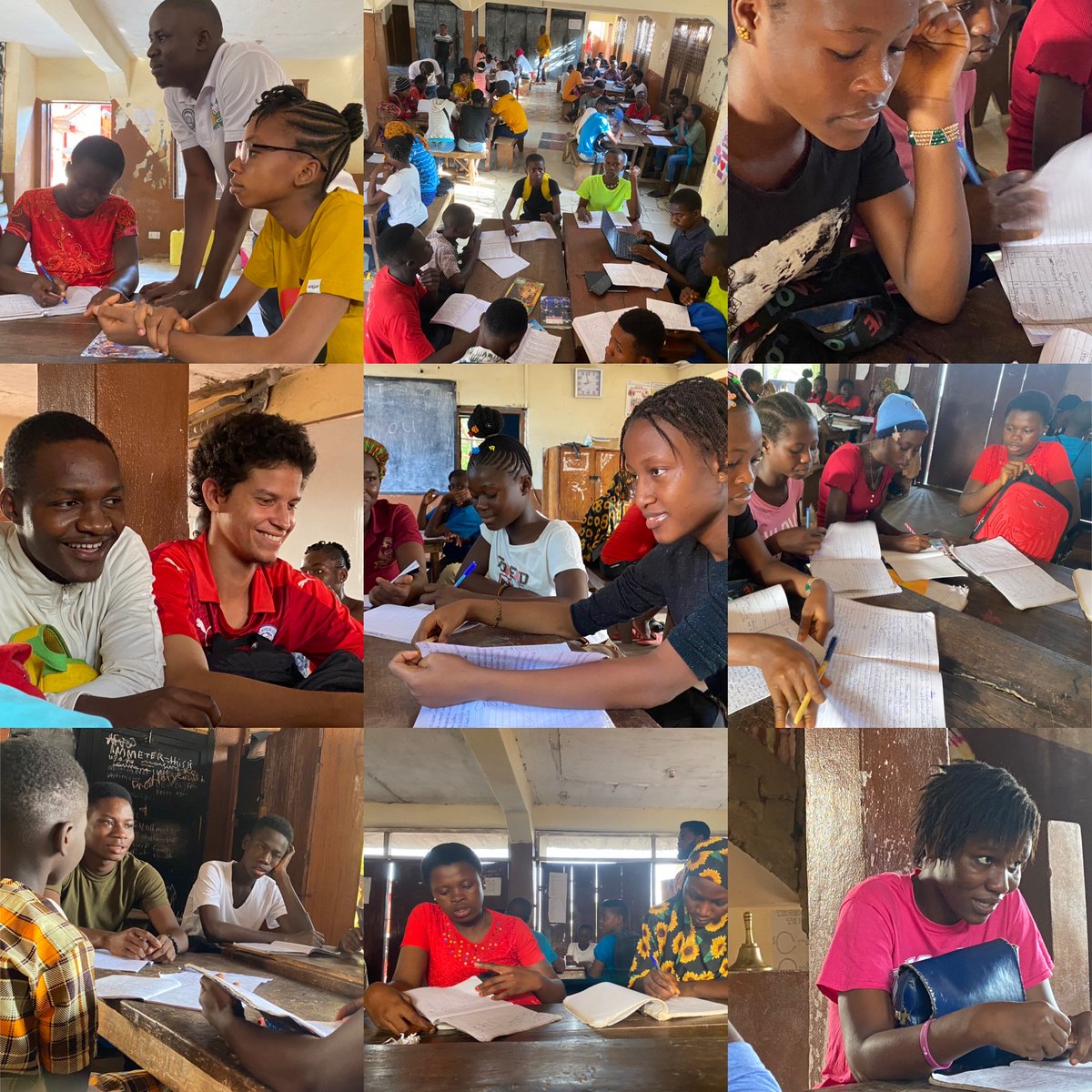 EducAidSL's tweet photo. Happy New Year from us all @EducAidSL On day 1 of term 2, across our sites, teachers are teaching & children are learning. We start our year with the energy & commitment to excellence that we mean to continue with #EducAidIsTheAnswer #EducationIsTheAnswer #EducationInSierraLeone https://t.co/CsHuyeTIKO