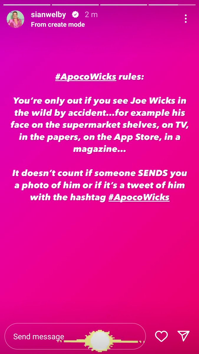 Cat_J_Parry's tweet photo. Thanks @Sianwelby to clear the rules...guess I'm still in the game then!! ๐ @Chris_Stark @romankemp @CapitalOfficial #ApocoWicks https://t.co/eXKd0TBxvV