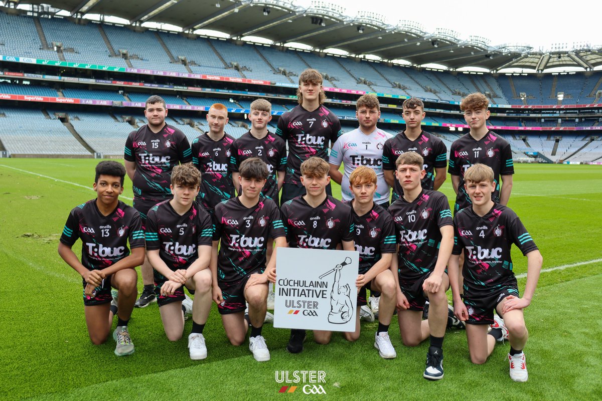 UlsterGAA's tweet photo. Ulster GAA’s Cúchulainn Initiative for 2022 concluded before Christmas when the young people from Lisburn and Limavady Cúchulainns visited @CrokePark in Dublin.

Read more here ▶️https://t.co/PtHqwObeg0 https://t.co/sly7VvuFF0
