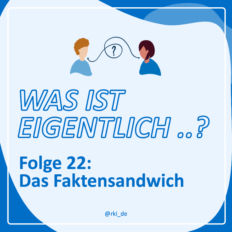 rki_de's tweet photo. ❓❗️ #Wasisteigentlich ein Faktensandwich🥪

Es ist eine Methode, um Falschinformationen effektiv zu widerlegen. Sie besteht aus 4 Komponenten:
☑️ Fakt benennen
☑️ Benennung der Falschinformation
☑️ Aufklärung oder Begründung
☑️ Fakt wiederholen

Mehr dazu ↩️
