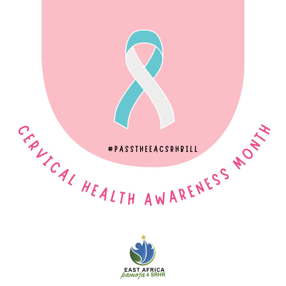 Let's fight cervical cancer together. Cervical cancer is preventable if detected early. As we create awareness on the prevention and management of cervical cancer, we call for @EA_Bunge members to support and #PassTheEACSRHBill  #STOPCervicalCancer
#CervicalCancerAwarenessMonth