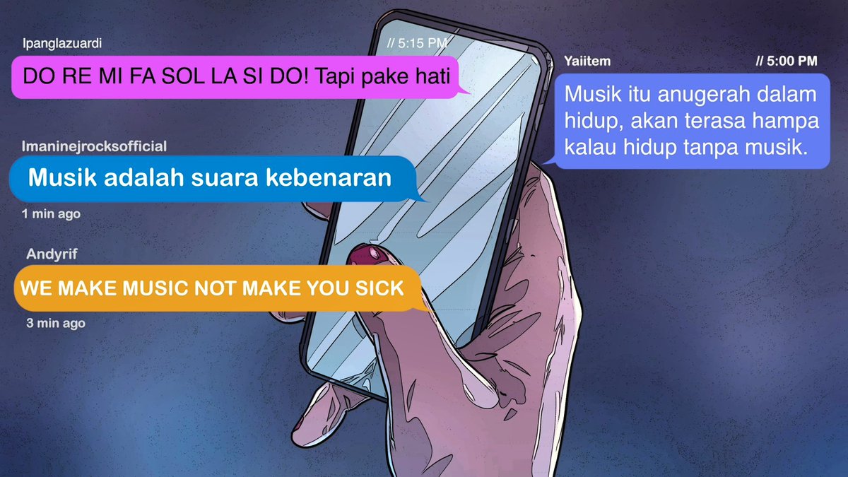 Quotes dari:
<a href="/AndyRIF/">Andy RIF</a>
<a href="/ipanglazuardi/">ipanglazuardi</a>
<a href="/imanine/">Iman J-Rocks</a>
<a href="/yaiitem/">Yai Item</a>
Tentang arti/pengaruh musik buat mereka yang ada di dalam music video LET THE MUSIC
Kalau buat kalian apa Flymates?
#TheFly #LetTheMusic #quotes #andyrif #ipang #imanjrocks #yaiitem #Flymates