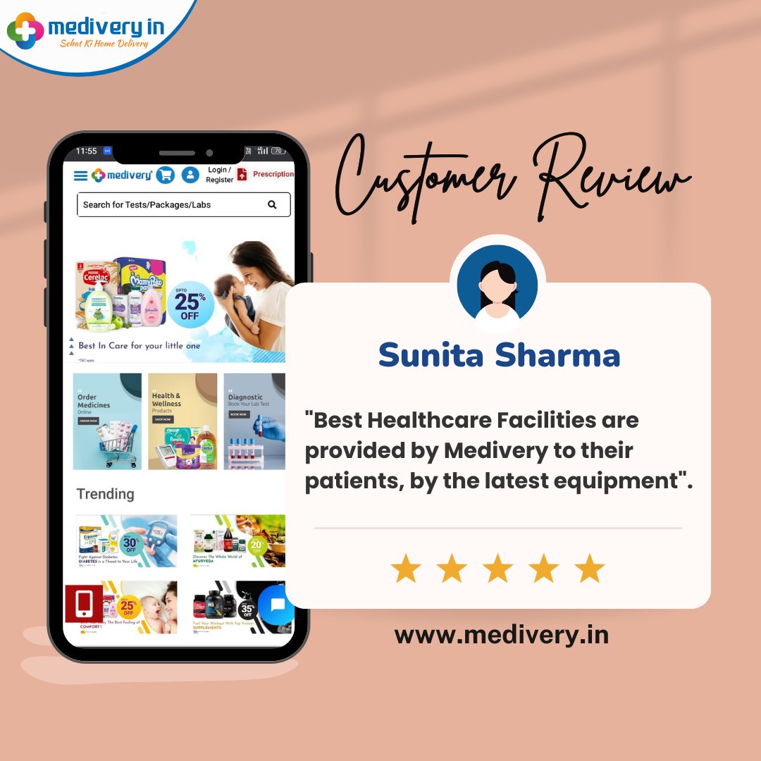 MediveryIn's tweet photo. We love our customers! Check out what they have to say about us.
.
.
#customereview #review #clientsatisfaction #medivery #sehatkihomedelivery #onlinepharmacy #onlinemedicine #ratings https://t.co/elYxfj46nU