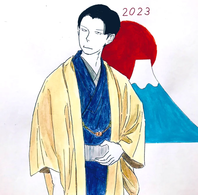 明けましておめでとうございます。昨年はうれしい事が続いた年でした今年も地道にがんばっていこうと思います。いつも漫画やイラスト見ていただきありがとうございます。今年もどうぞよろしくお願いします#ハライチ#岩井勇気 