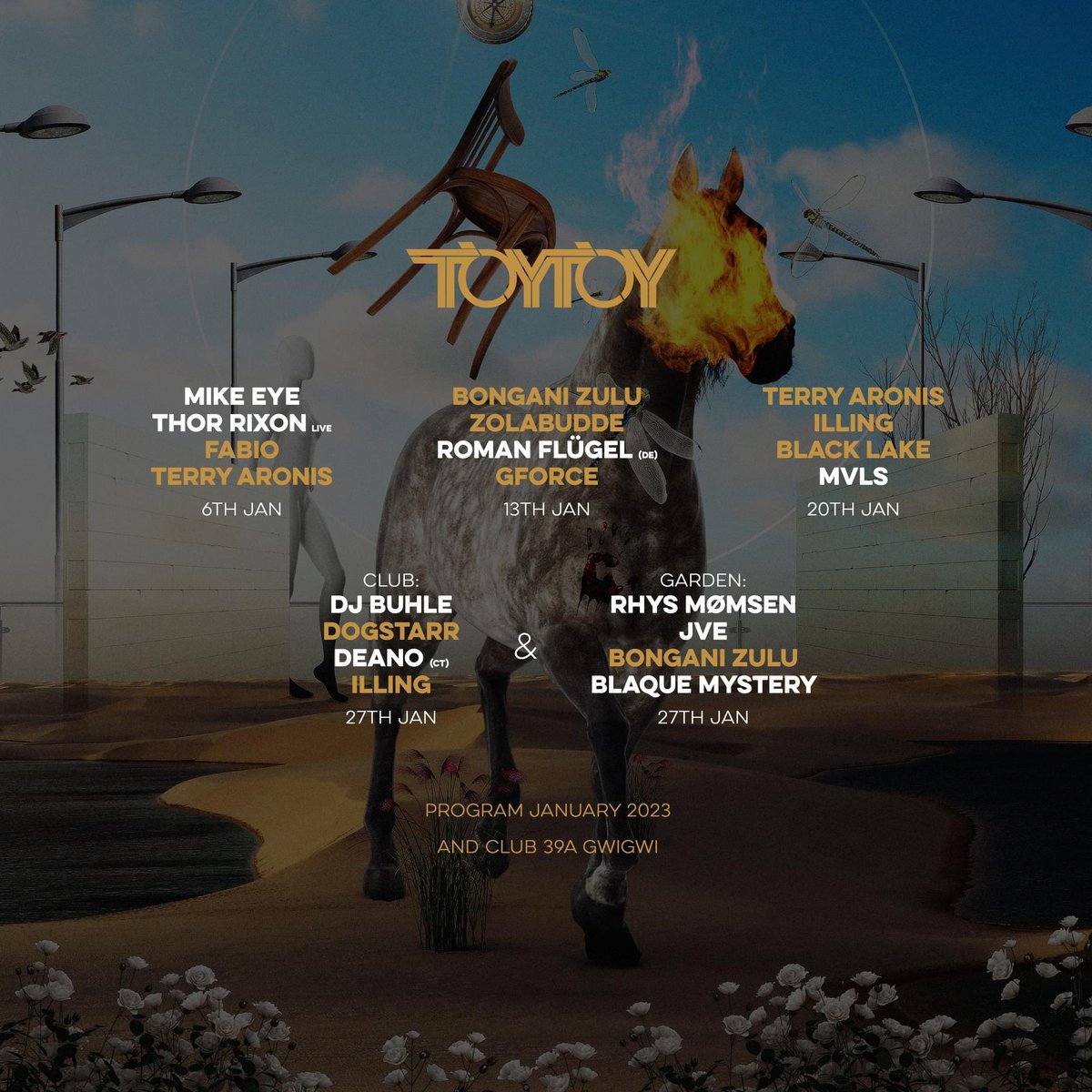 DJ_Buhle's tweet photo. INCOMING #JanJam #TOYTOY out at @ANDClubZA with the favs - https://t.co/uqfZEsQybc ... welcome back #RomanFlugel 🥳🥳🥳🥳 https://t.co/MEDlT1tMXo